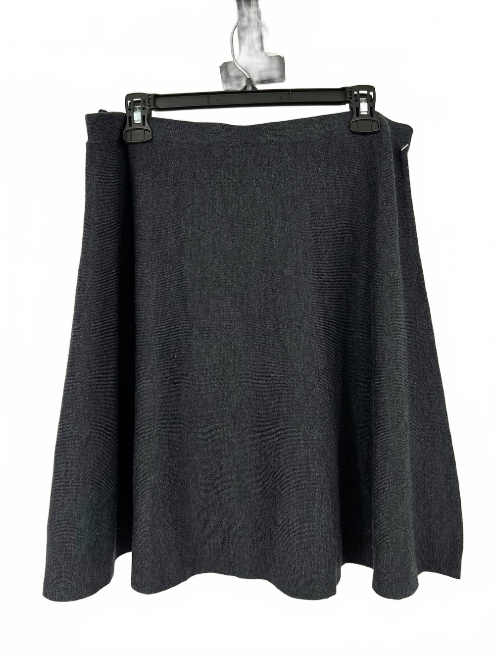 Eileen Fisher Gray NWT Charcoal Midi - Women's Skirt, M